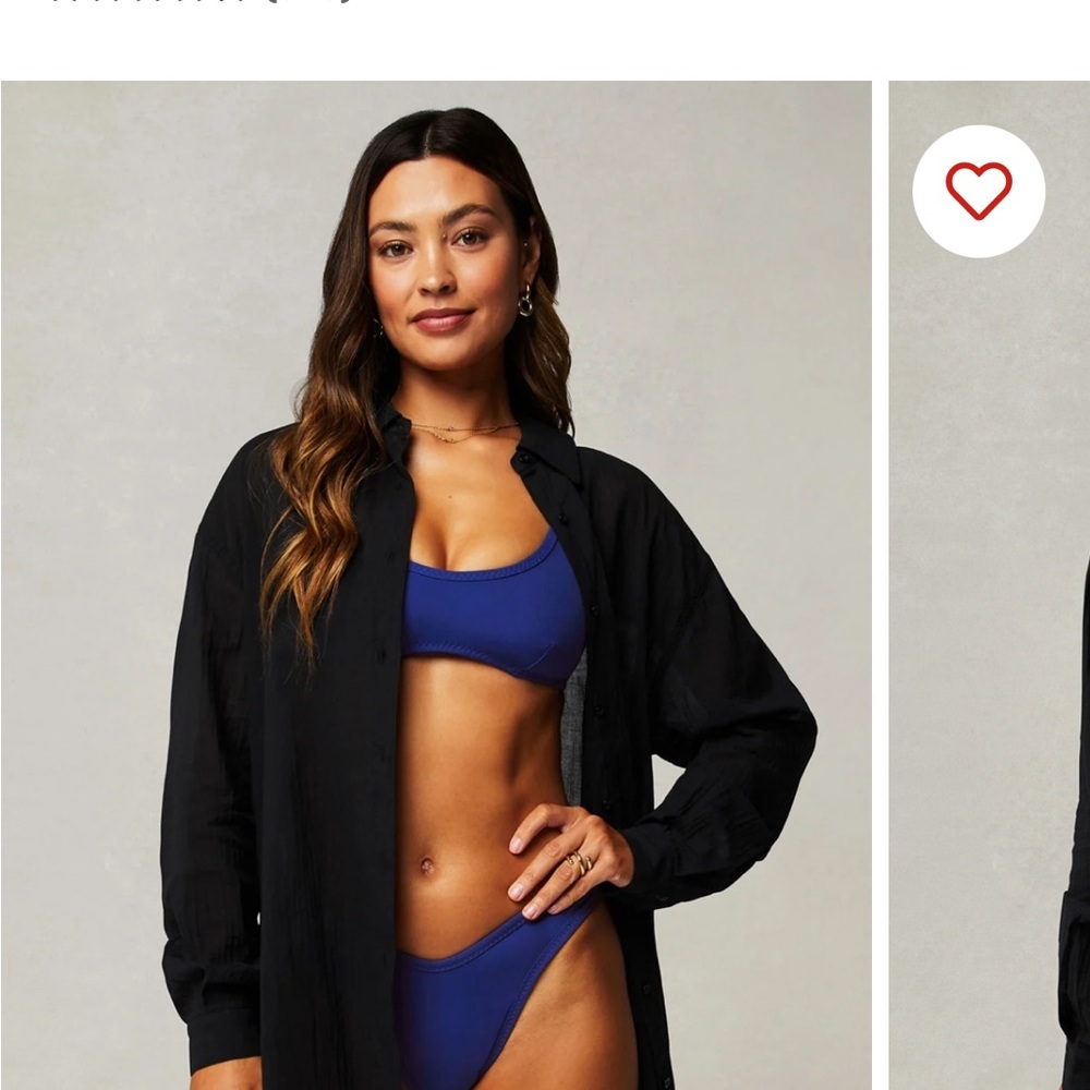 Fabletics Cotton Voile Oversized Shirt